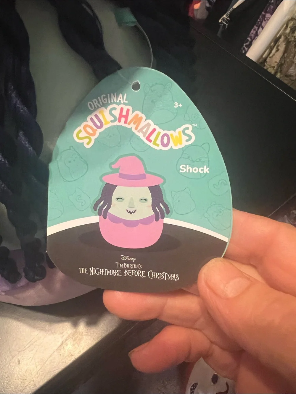 Disney Squishmellow Shock - Pink, Purple, Navy